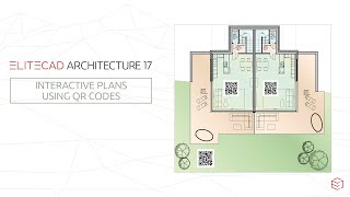 Detailed ELITECAD Architecture 17 | Visualisation on plans using QR codes Information