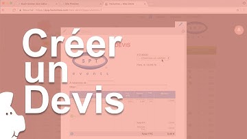 Créer un Devis - avec Factomos