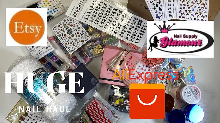 AliExpress nail haul / nail art / nail supplies / acrylic nails/ beginner nail supplies