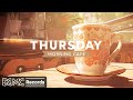 Thursday morning cafe relaxing jazz music  cozy coffee shop ambience  instrumental music for work