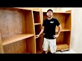 Easy to build custom display cabinets, woodworking, carpentry