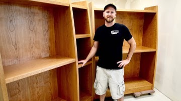 Easy to build custom display cabinets, woodworking, carpentry