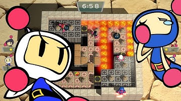 Super Bomberman R 4-Player Gameplay (Nintendo Switch)