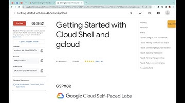 Getting Started with Cloud Shell and gcloud || #qwiklabs || #GSP002