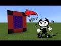 How To Make a Portal to the Bendy Dimension in MCPE (Minecraft PE)