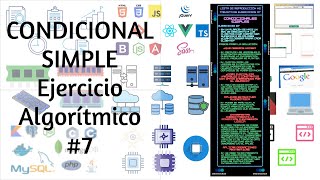 Condicional Simple Ejercicio Algorítmico #7 Análisis 🤓 - Construcción 💻 PSEUDOCÓDIGO - PSEINT