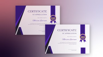 Free Certificate Design Make a Meteorite Style Appreciation Certificate for Free using VP InfoART