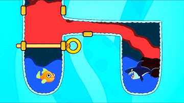Save the fish game pull the pin - Gameplay Walkthrough Android iOS
