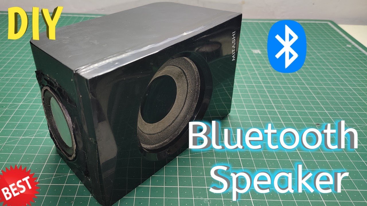 how to make bluetooth speaker at home || Restore old Home theater ...