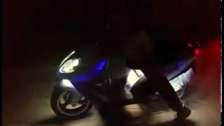 Chinese scooter GY6 scooter burn out