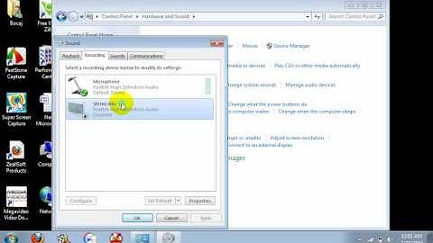 How to turn on Stereo Mix (Windows 7 Starter)