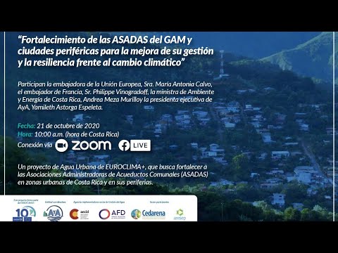 Lanzamiento proyecto del sector Agua Urbana EUROCLIMA, en Costa Rica
