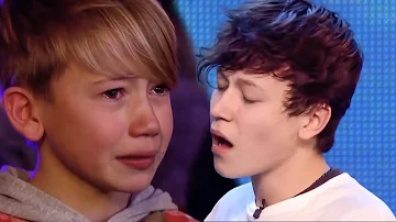 AMAZING Boy Sings But His Brother's Reaction Makes It More Beautiful! Britain's Got Talent