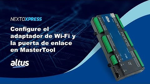 Nexto Xpress #14 - Configurar adaptador Wi-Fi e gateway no MasterTool
