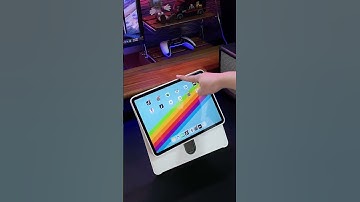 2023 newest slide rails stylish case with foldable stand, white #ipad #ipadpro #ipadair #ifacemall