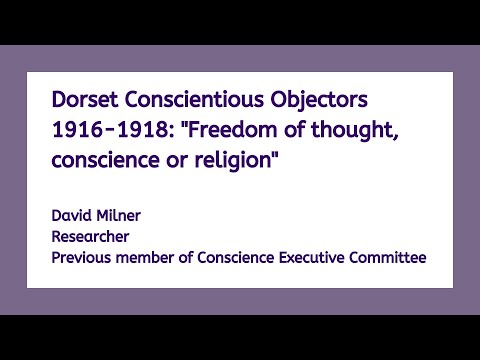 Dorset Conscientious Objectors
