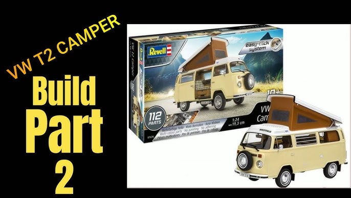 Revell VW T2 Camper model Build Part 1 - YouTube