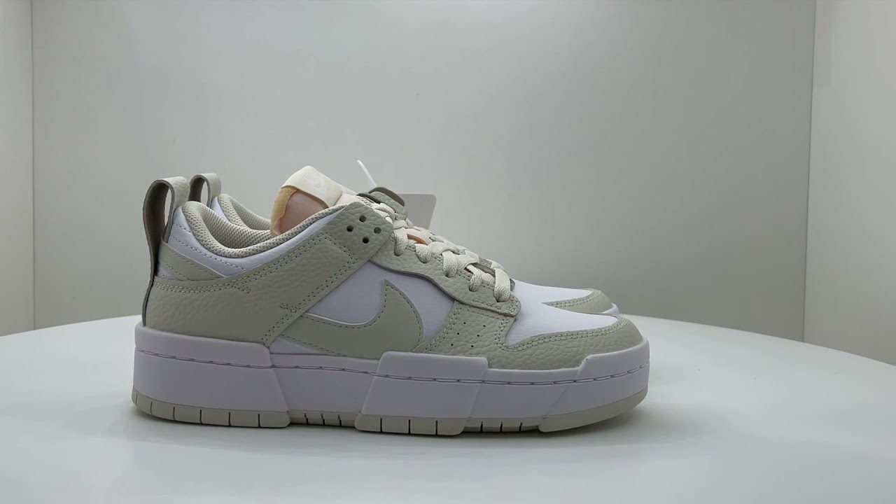 nike dunk low disrupt sea glass on feet