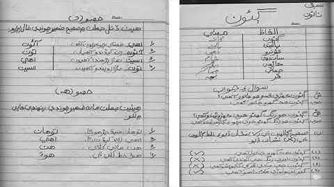 WORK SINDHI CLASS 4  L 9