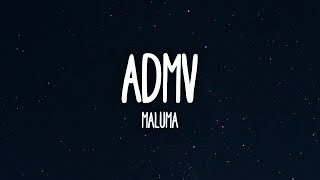 Maluma - ADMV (Letra/Lyrics) chords
