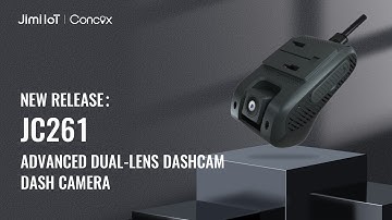 JC261 ADAS-Capable 2CH Dashcam with DMS Camera as an Option for Commercial Vehicles