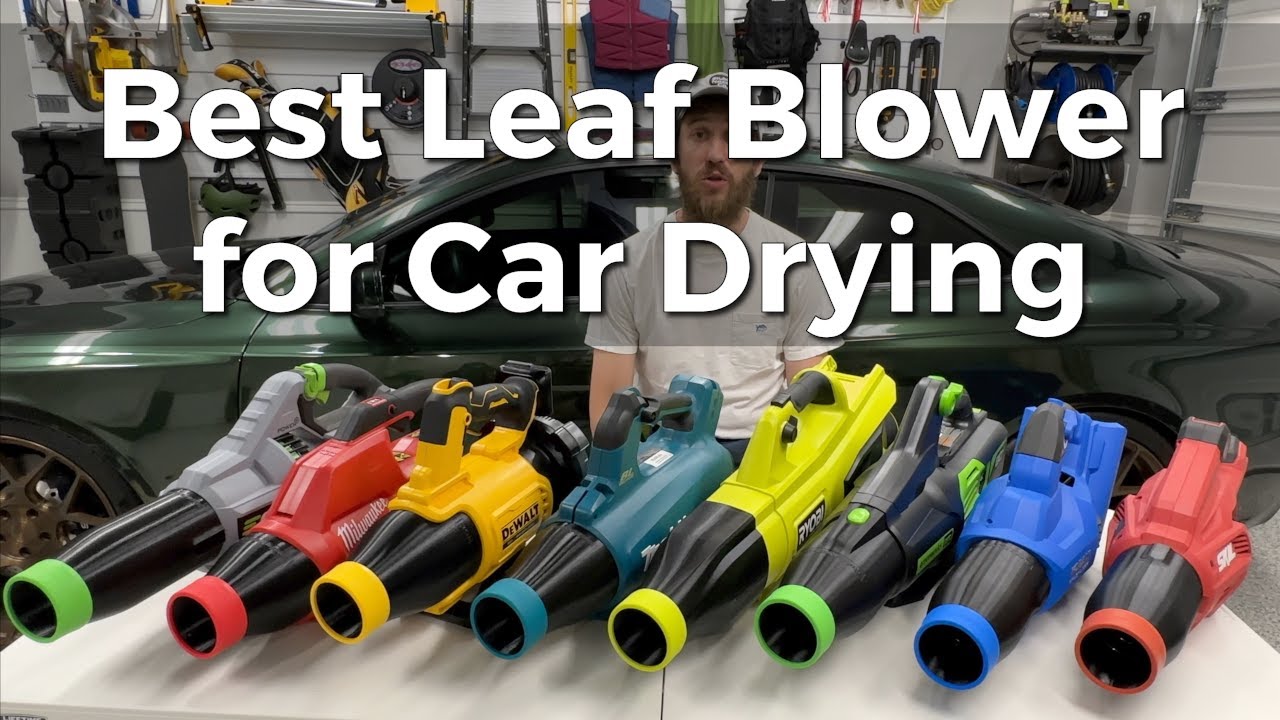 Best Leaf Blower for Car Drying - EGO, Milwaukee, DEWALT, Makita, RYOBI,  Greenworks, Kobalt, or SKIL 