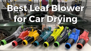 Best Leaf Blower for Car Drying  EGO, Milwaukee, DEWALT, Makita, RYOBI, Greenworks, Kobalt, or SKIL