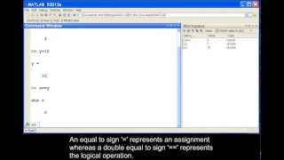 Information Using logic expressions such as 'equal to' or 'less than' etc. in MATLAB Guide