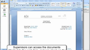 MCIS Criminal Investigation Software Demo