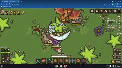 Me playing taming.io look in the description