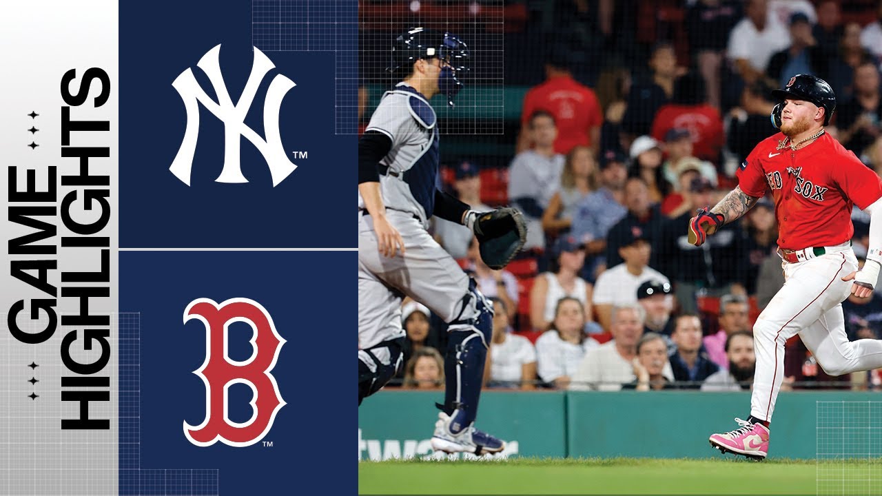 New York Yankees @ Boston Red Sox, Game Highlights