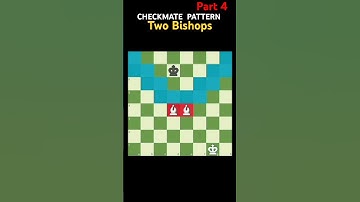 How to Checkmate With Two Bishops | Checkmate Pattern Series #chess