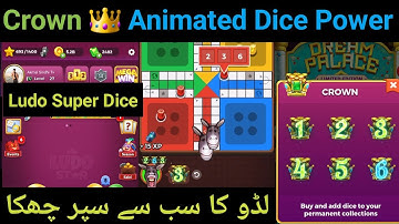Power Of Dream Place Crown 👑 Animated Dice In Ludo Star | Ludo Star Crown Animated Dice Gameplay