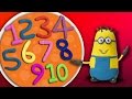 Minions Making Play Doh Numbers 1-10