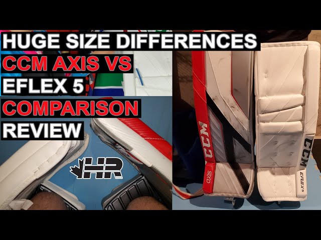 CCM Axis Goal Pads on-ice Review