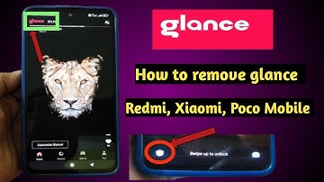 How to Remove glance for Redmi/Xiaomi/ Poco Mobile | remove glance