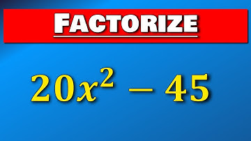 How to factorize a difference of two squares (DOTS)