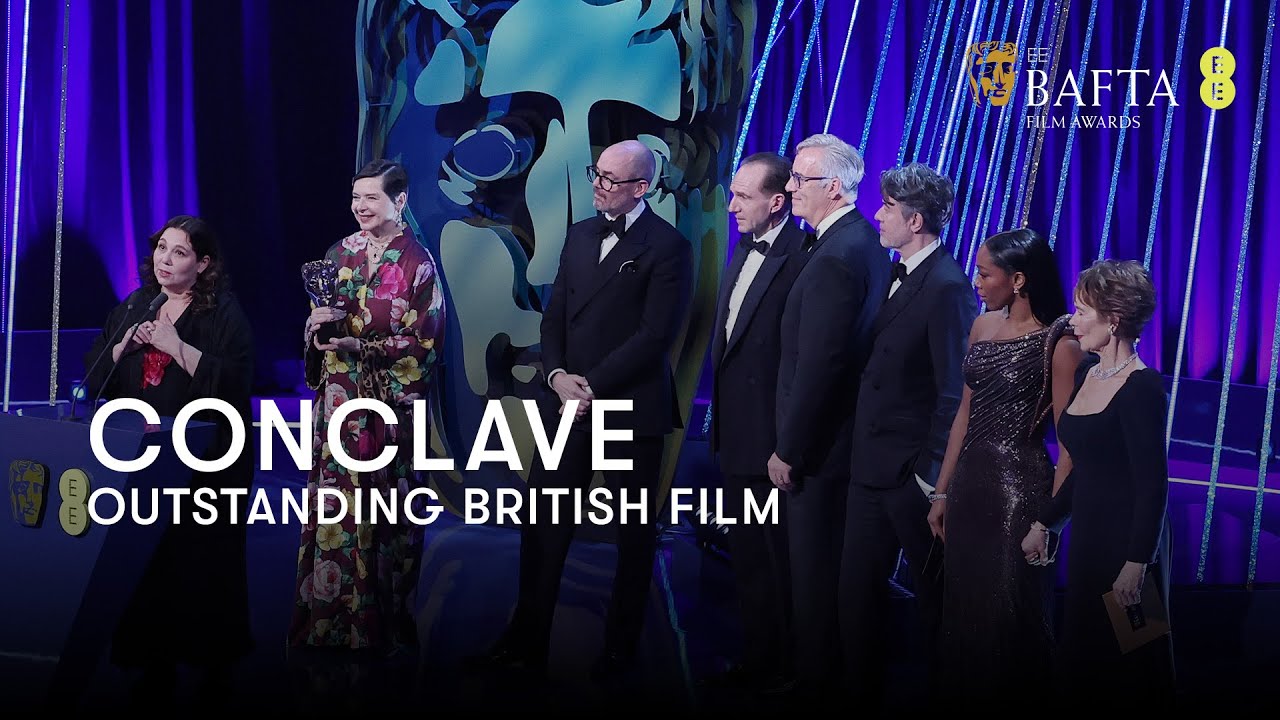 Conclave wins Best British Film to Edward Berger's delight | BAFTA Film Awards 2025