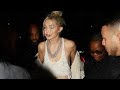 Gigi hadid arrived in lazy necklace look at messika jewelry show in paris