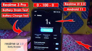 Realme 3 Pro F.03 Update Battery Drain Test Charging Test 0-100% How much did it Last Realme UI 2.0