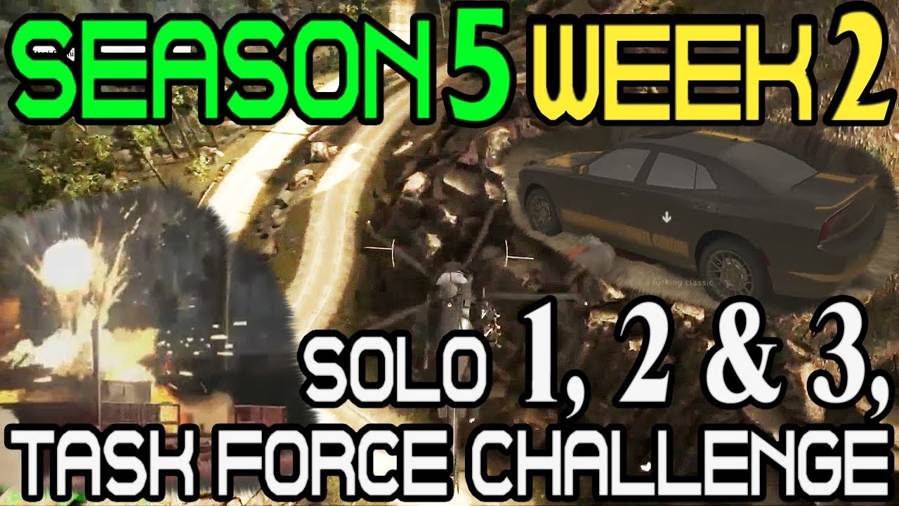 Solo #1-3 and Task Force Challenges :: Season 5 Week 2 🞔 Ghost Recon Wildlands 🞔 No Commentary