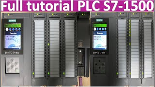PLC SIMATIC Siemens S7-1500 full tutorial