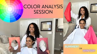 Color Analysis Session + Testimonial! | How to Find Your Perfect Colors! 🎨