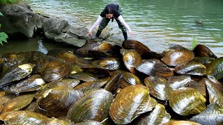 🎁Someone told me that this section of the river is full of giant mussels nurturing charming pearls