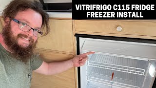 Vitrifrigo C115 12v Fridge Freezer Install | Mercedes Vario DIY VAN Conversion Series