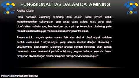 Basis Data Lanjut   T15   Data Mining