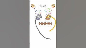 😜💣Cat Rush: Draw Puzzle Game level 9