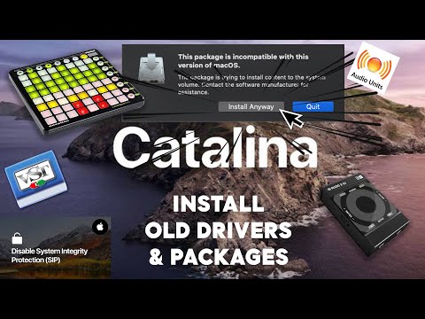 HOW TO INSTALL “INCOMPATIBLE” SOFTWARE, DRIVERS OR ANY OLD PACKAGES ON MacOS Catalina (Tutorial)