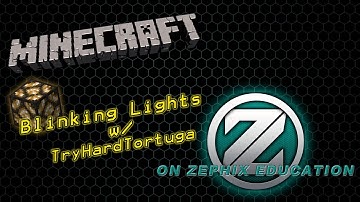 ⓩ Minecraft-How to make blinking lights-ft.Tryhardtortuga! -ZTV→