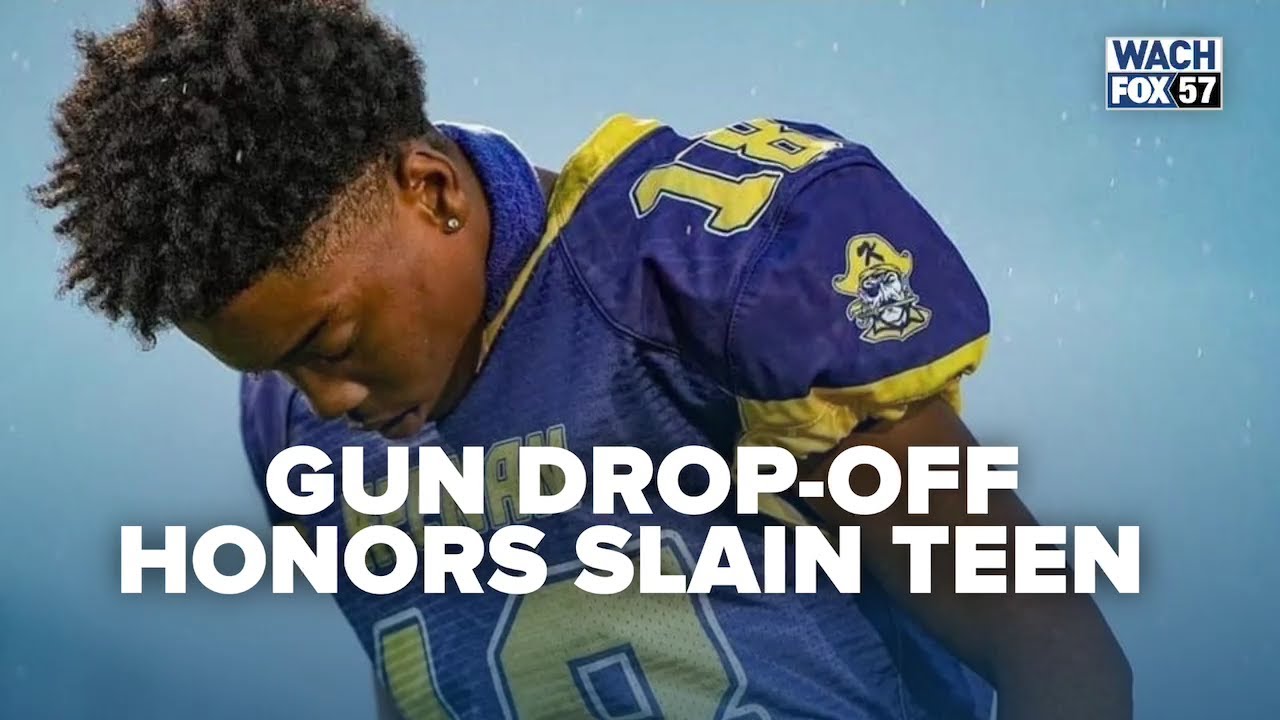 Community Hosts Gun Drop-Off Event to Honor Slain Teen - YouTube